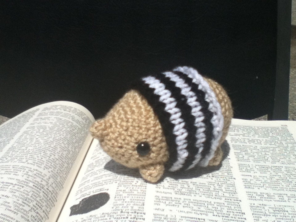 Hedgehog John crocheted plush