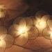 20 x handmade flower in white color indoor home decoration bedroom party light