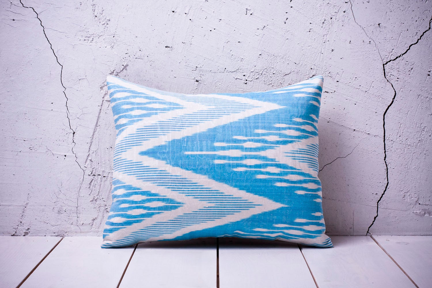 14 x 18 Decorative Pillow Ikat Pillow Cover Throw Pillow Accent Pillow Silk Pillow Cushion - 01975-61