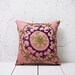 14 x 14 Throw Pillow Decorative Pillow Accent Pillow Bohemian Pillow Vintage Suzani Pillow Cover Decorative Suzani Cushion - 01715-48
