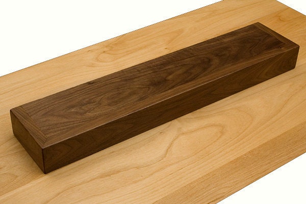 Black Walnut Floating Shelf