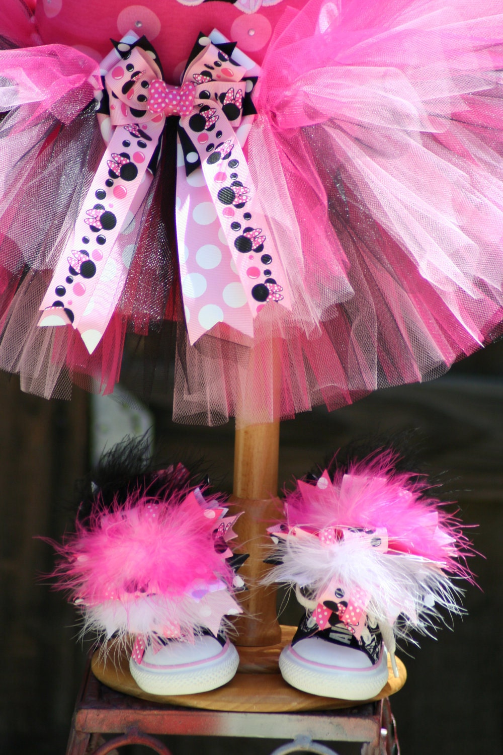 Over the TOP FuNkY Mouse Boutique Shoe Bows