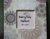 Brown Lace Picture Frame