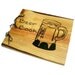 Large Beer Book Notebook - Wooden Brew Log Book - Journal Wood Burnt - Custom Cover