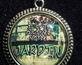 Bookish necklace: Gardening for life with Monet & Voltaire