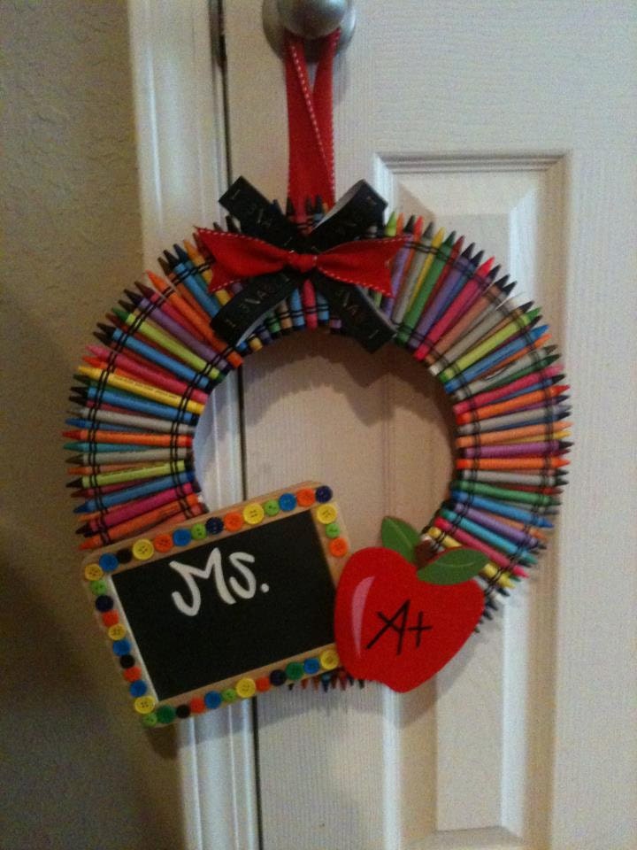 Crayon Wreath 