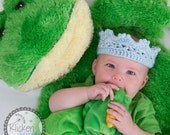 3-6 mo Regal Prince Crown, Baby Boy Photo Prop