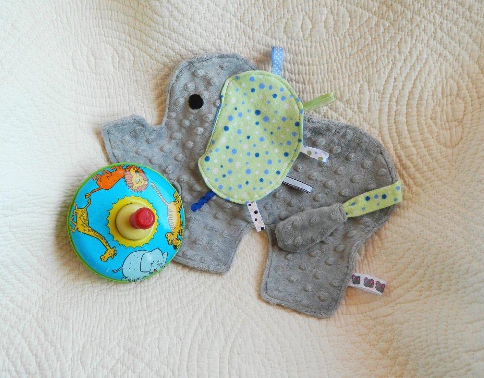 Circus Elephant Crinkle Snugglie