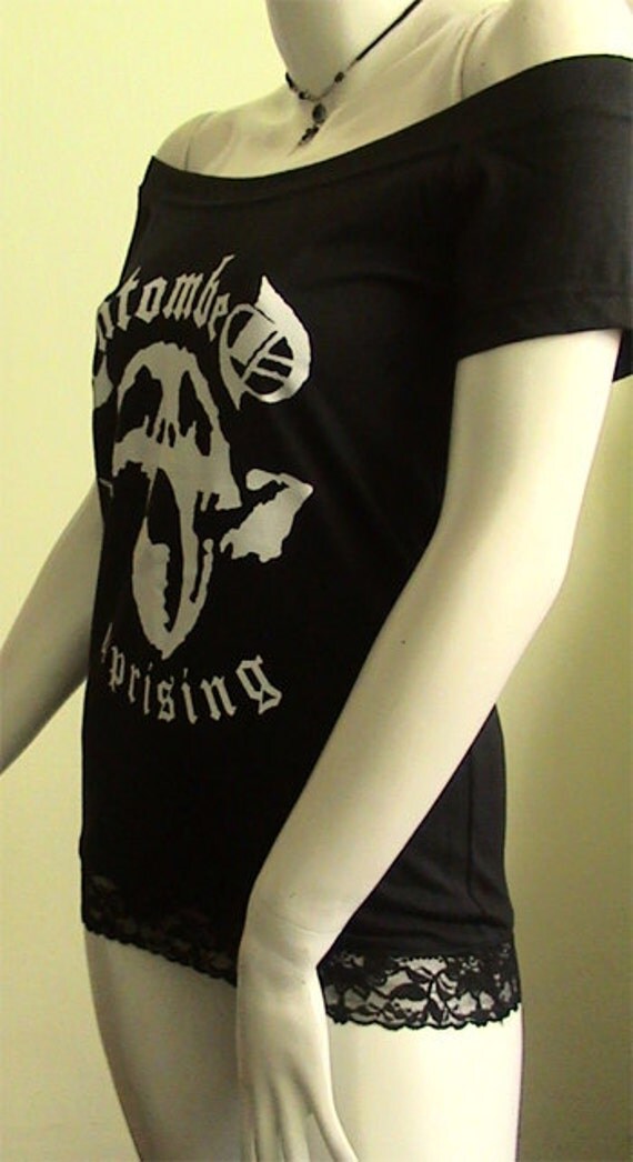 ENTOMBED Death Metal Uprising DIY Women Top Shirt