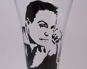 Dave Matthews, Beer Glass, Painted Beer Mug, Wine Glass