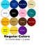 12 x 24 Craft Vinyl, 10 sheets, for Cricut or Silhouette cutters