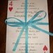 Very Merry Unbirthday Giant Playing Card Invitation - Set of 12