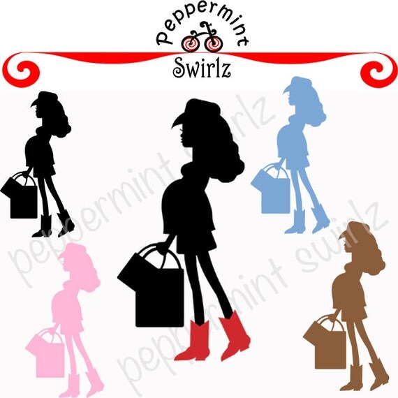 Cowgirl Mommy Veronica Clip Art by PeppermintSwirlz on Etsy