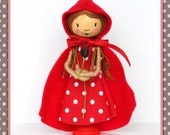 Little Red Riding Hood Peg Dolly