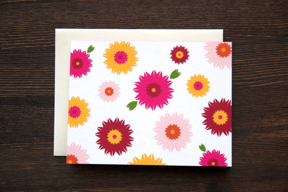 Cheerful Primrose Patterned Card