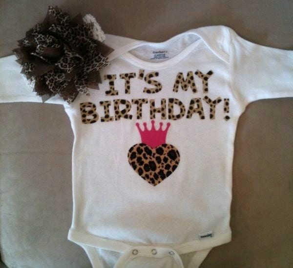 Leopard print birthday set with hot pink crown on leopard print heart and matching headband with leopard bow