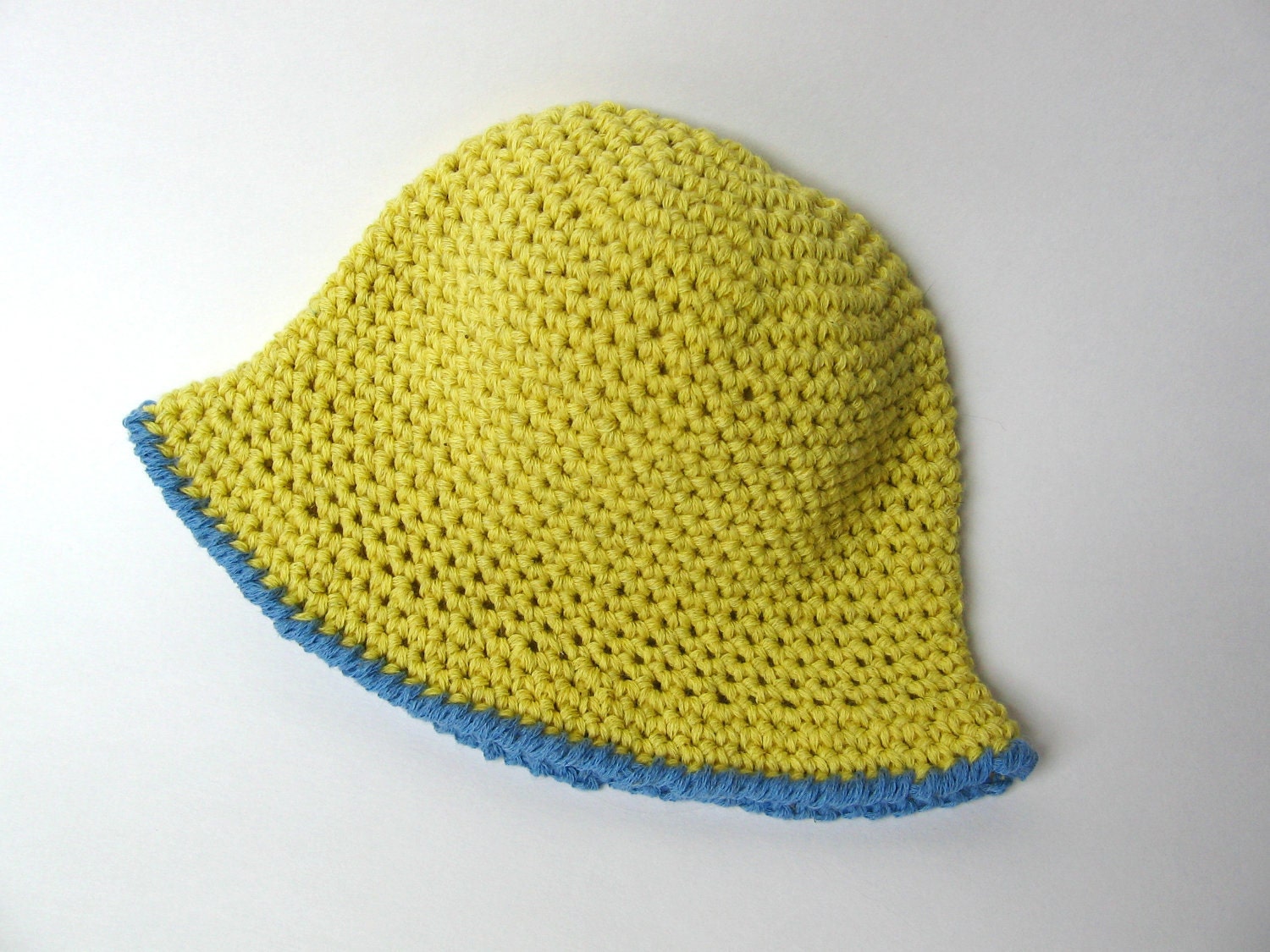 SUMMER CLEARANCE 30% OFF, Little Beach Boy Crochet Baby Hat and Sandals, Yellow and Blue Organic Cotton, Newborn, Cute Photo Prop
