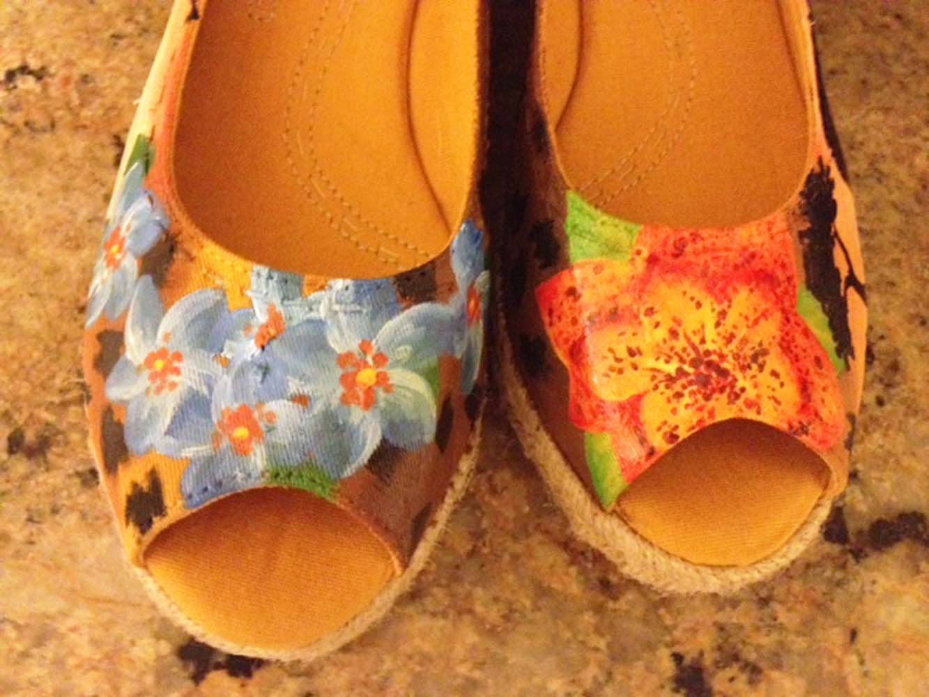 Custom Painted Safari Wedges