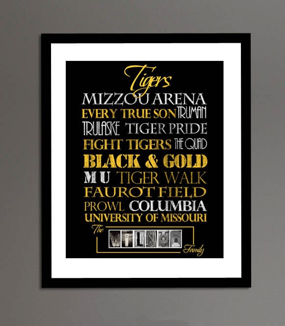 Mizzou Tigers Print