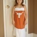 Upcycled Texas Longhorns T-Shirt Dress - Youth Medium/Large