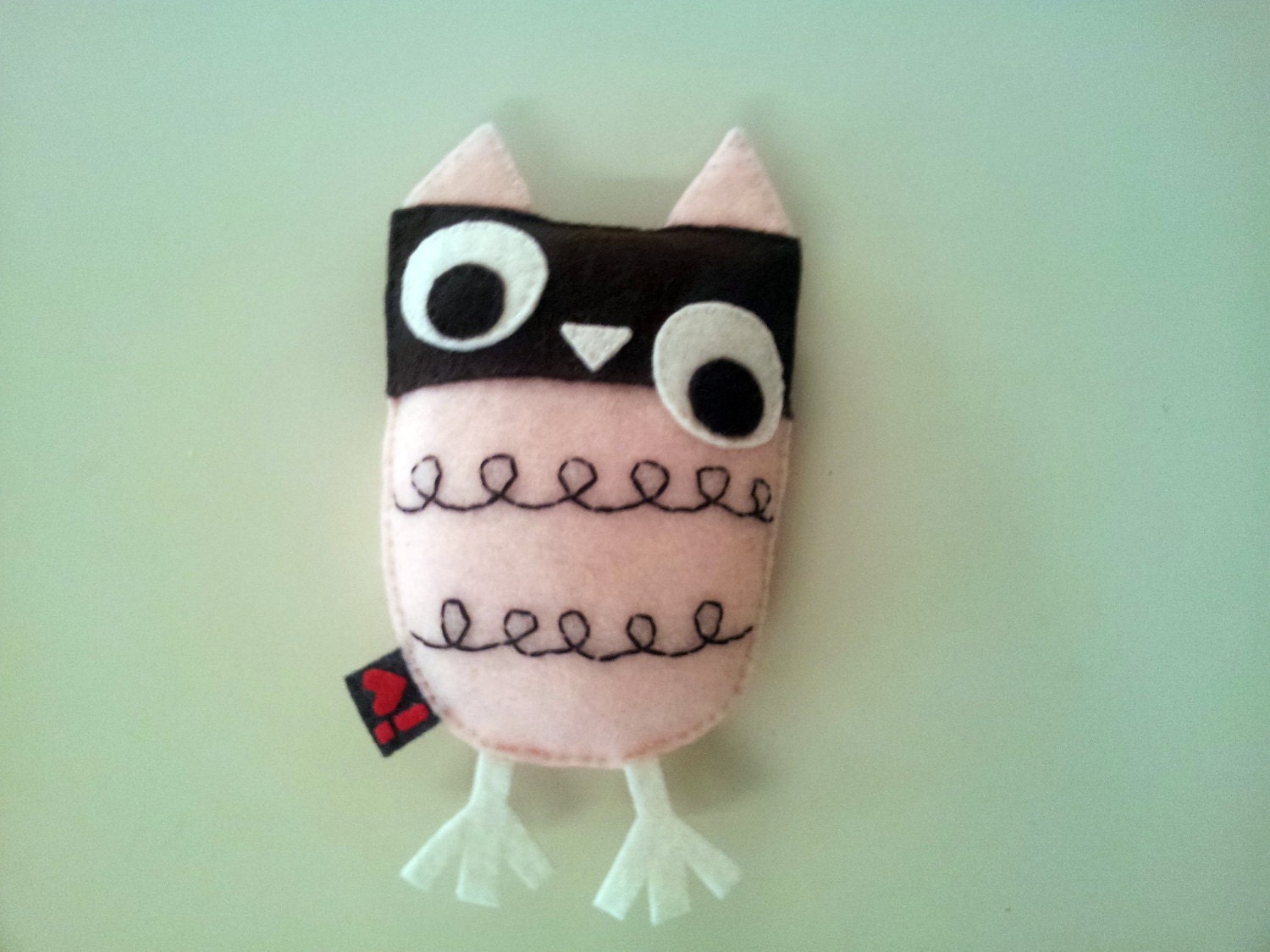 Owl Plush Eco Felt Softie Embroidery Party Favor Gift Nursery Baby Shower - iHartFelt