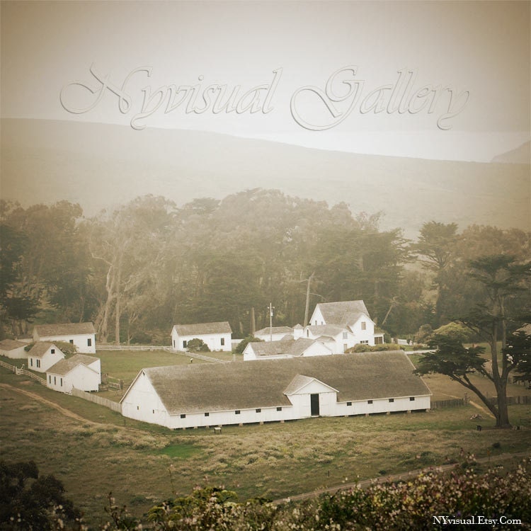 Point Reyes Ranch- Bay Area CA- Original photography. - 8x8 "