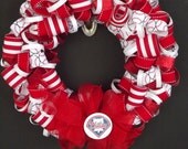 Philadelphia Phillies Ribbon Wreath- Baseball team wreaths