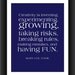 SALE Creativity quote by Mary Lou Cook- Print