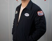 Boblo Island Michigan Amusement park Employee Jacket- with pennant, wave and boat patch