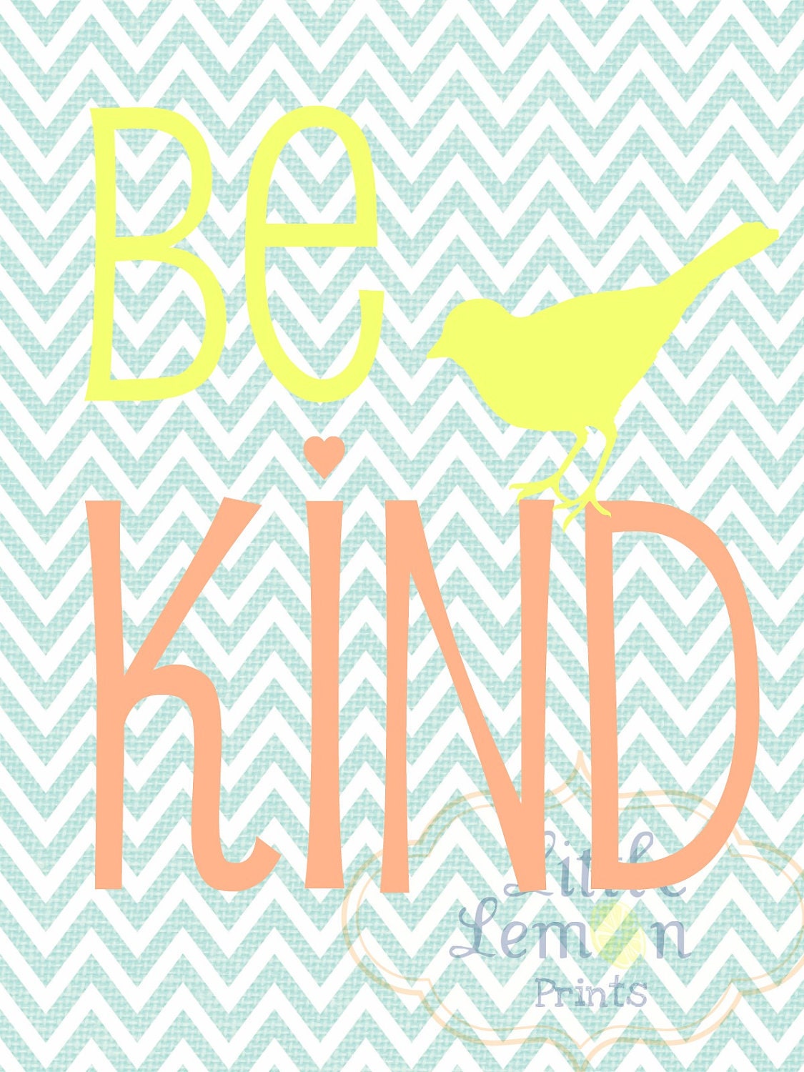 set of 4 8x10 nursery prints- Chevron Manners