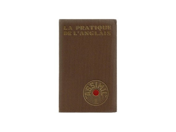 FREE SHIPPING - La Pratique De L'Anglais by A. Cherel - Vintage English French Language Text Book - Sale