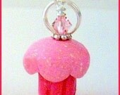 Polymer Clay Pretty in Pink Princess Cupcake Charm