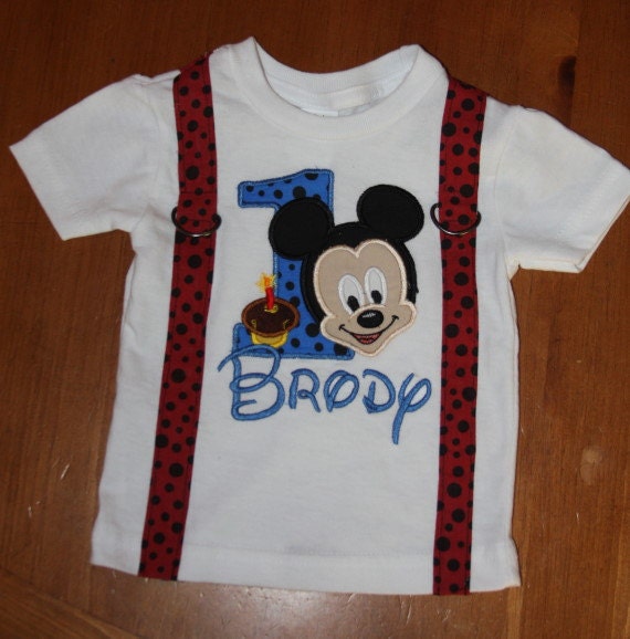 Mickey Mouse birthday shirt