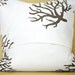 Sea Coral Pillow Covers Brown Cream Decorative Pair 18x18