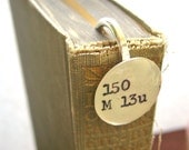 Custom Wedding Party Gifts Dewey Decimal Bookmark Silver Shepherds Hook Monogrammed Set of 6 (six)