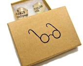 Groomsmen Men's Cuff Links Gold or Silver Dewey Decimal Vintage Card Catalog Bridal Package of 5 Pairs