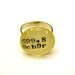 Dewey Decimal Vintage Library Catalog Card Ring As Seen on Book Riot and Autostraddle.com