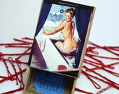 Bath Beauty Pin Up Bobby Pins Accessories Box with Hair Pins