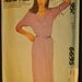 Misses' Dress Size 12, 14, 16 Vintage 1980s Sewing Pattern-Simplicity 6695