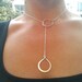 Tears of Joy - Lariat, Gold or Silver,Birthday gift necklace- Bridesmaid Gifts, sister and mom gift, girl friend, wife,best friend, Teardro