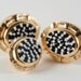 Black and White Mosaic Cufflinks