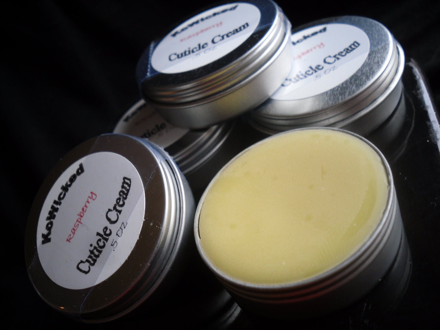 Raspberry Cuticle Cream with Cocoa Butter & Beeswax