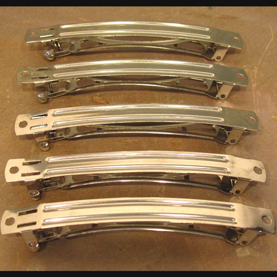 French Barrette Hair Clips DIY Barrette Clips by CatherinesSupply