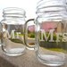 Mason Jar Wedding, Mr. and Mrs. Mason Jar Mug Set, Mason Jars, Mason Jar Mug Set, Weddings