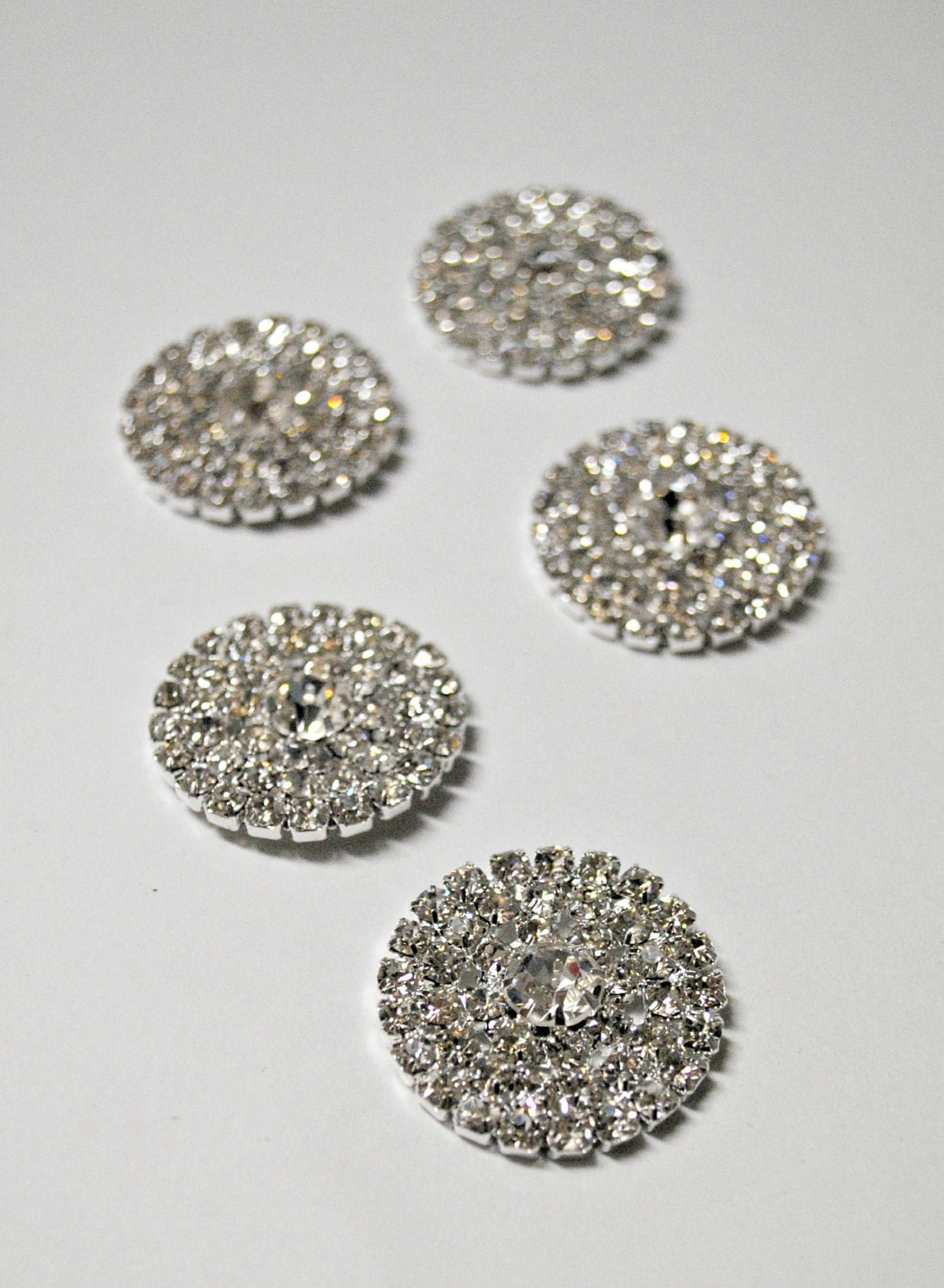 Stunning 25mm Rhinestone Embellishments with a by LuxeSupplyCo