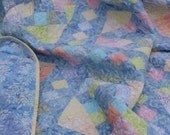 Handmade Lap Quilt - Jacob's Ladder Batik