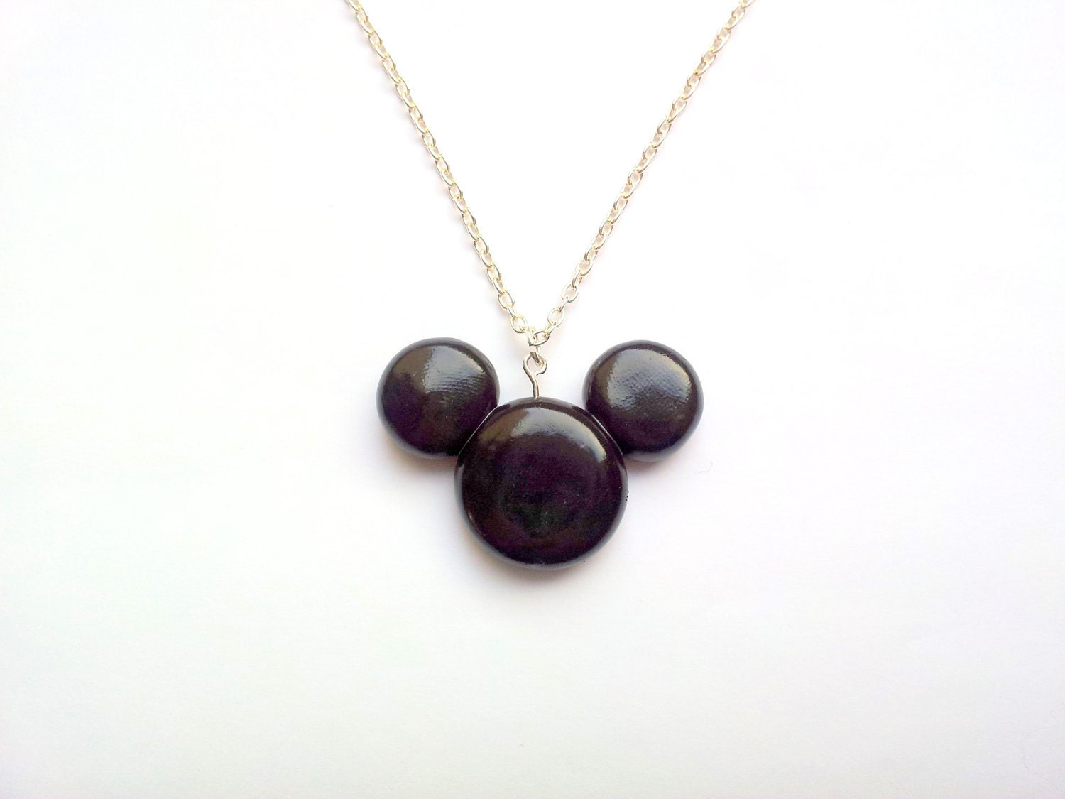 SALE Mickey Mouse silhouette necklace