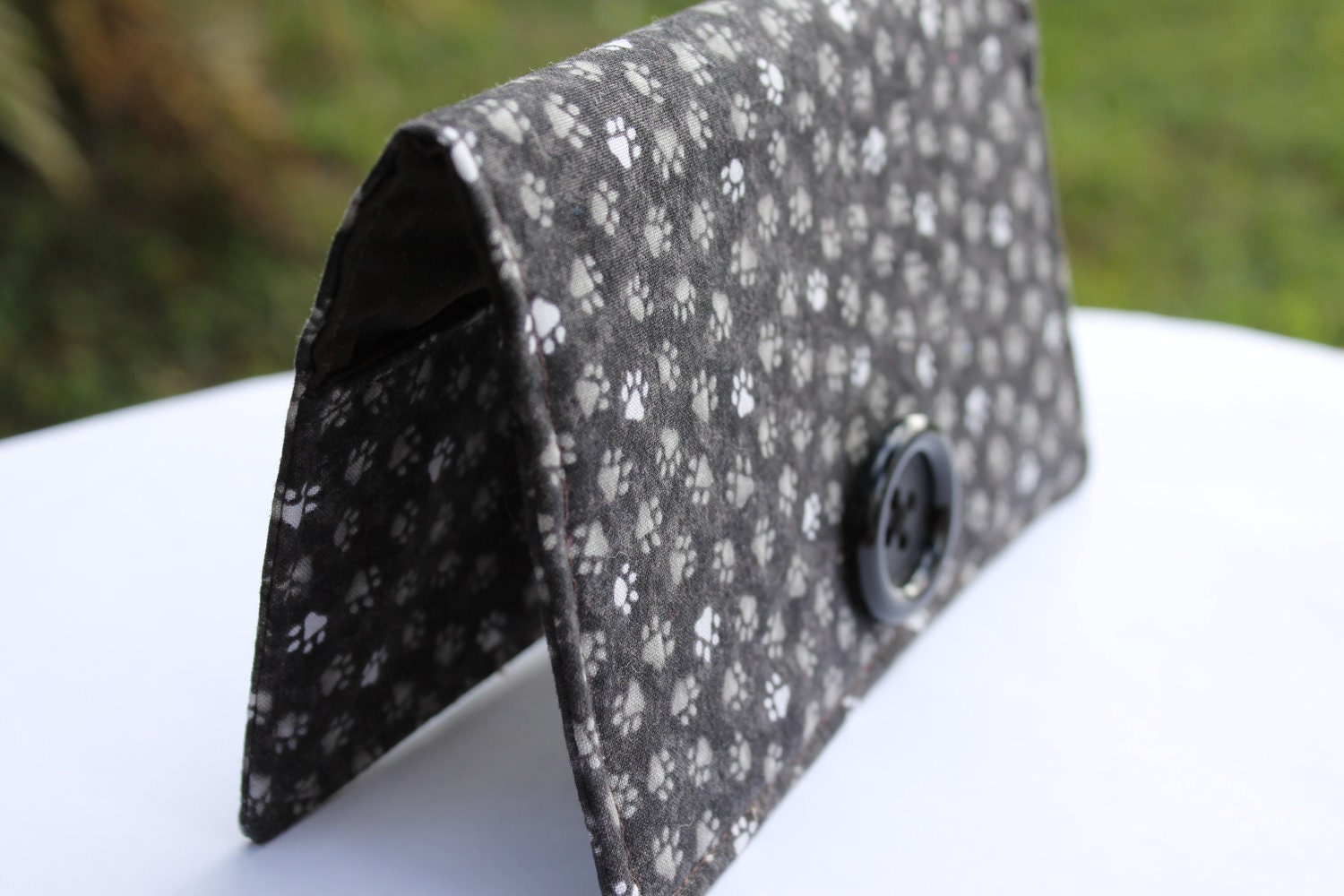 Doggie Fabric Checkbook Cover