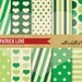 Digital Scrapbooking Paper Pack St PATRICK LOVE Vintage Background Printable St Patrick's Day INSTANT Download