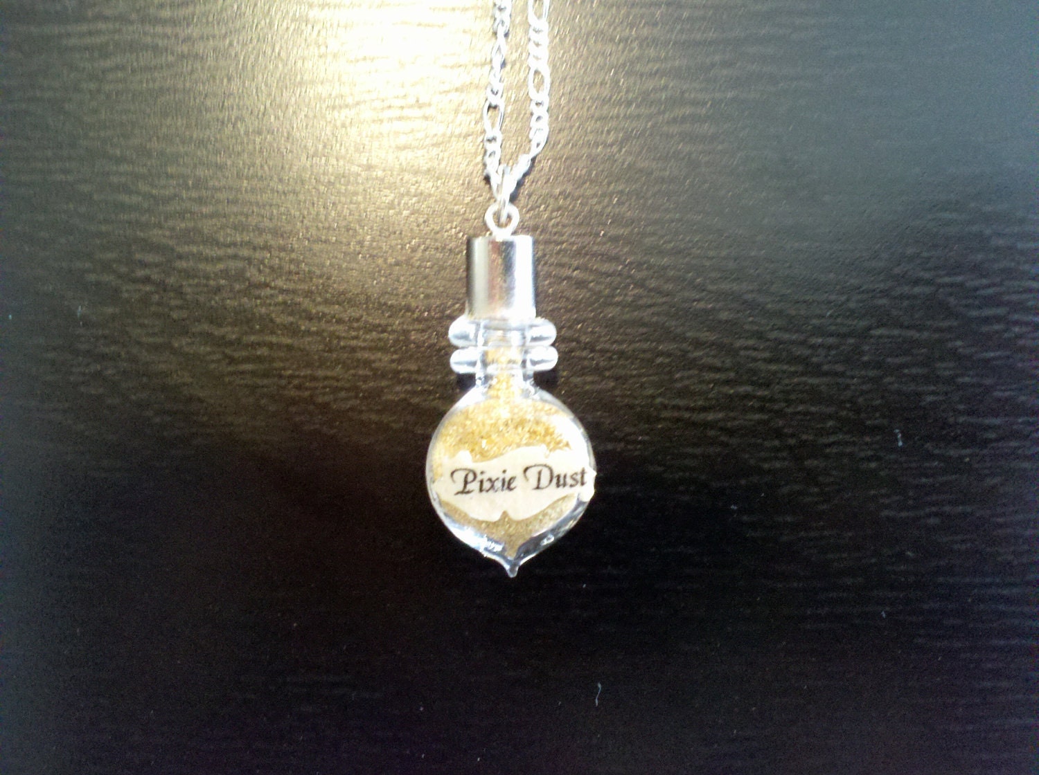 Handmade Pixie Dust Magical Tinkerbell Fairy Necklace
